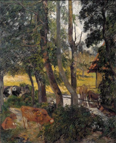 Breton Landscape, 1885 by Paul Gauguin
